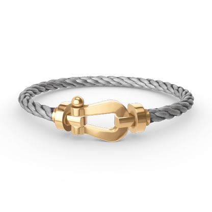 [Marin-Jewelry]FORCE LARGE HORSESHOE NO DIAMOND BRACELET GOLD