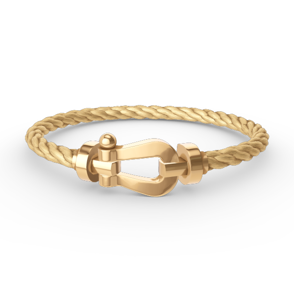[Marin-Jewelry]FORCE LARGE HORSESHOE NO DIAMOND BRACELET GOLD