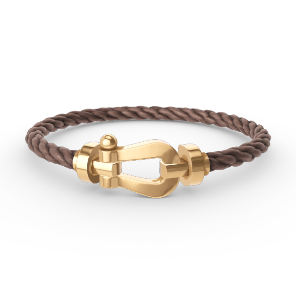 [Marin-Jewelry]FORCE LARGE HORSESHOE NO DIAMOND BRACELET GOLD