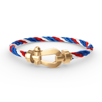 [Marin-Jewelry]FORCE LARGE HORSESHOE NO DIAMOND BRACELET GOLD