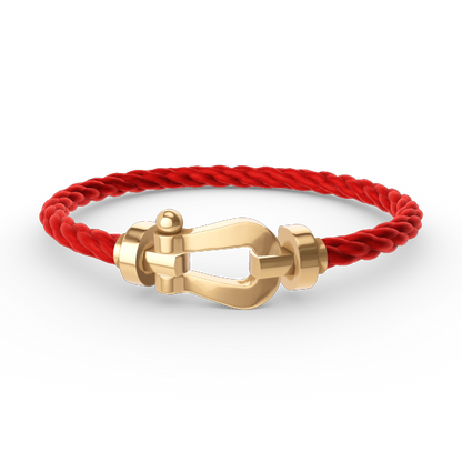 [Marin-Jewelry]FORCE LARGE HORSESHOE NO DIAMOND BRACELET GOLD