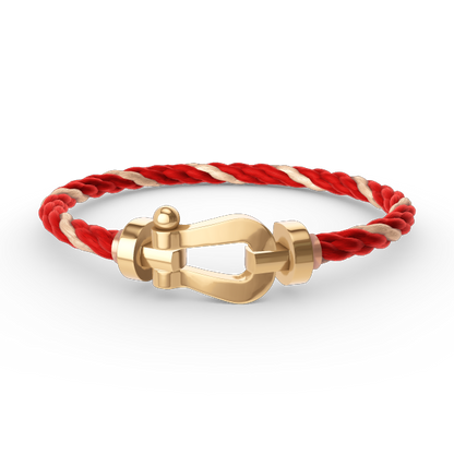 [Marin-Jewelry]FORCE LARGE HORSESHOE NO DIAMOND BRACELET GOLD