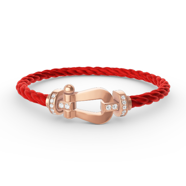[Marin-Jewelry]FORCE LARGE HORSESHOE HALF DIAMOND BRACELET Marin-Jewelry GOLD