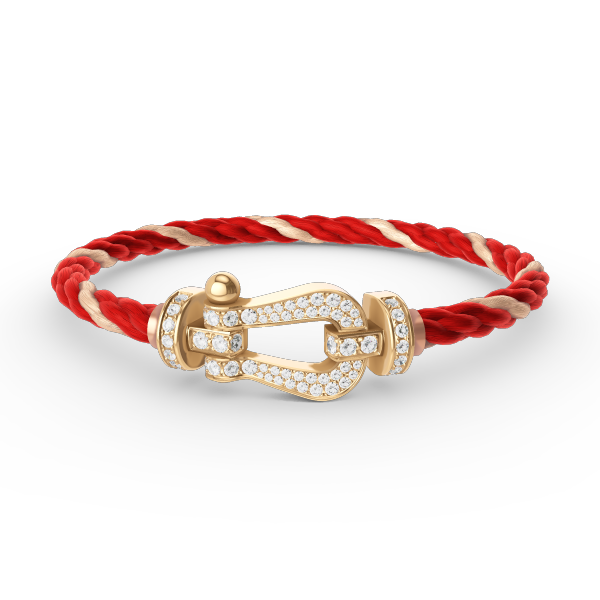 [Marin-Jewelry]FORCE LARGE HORSESHOE FULL DIAMOND BRACELET GOLD
