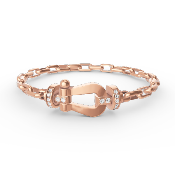 [Marin-Jewelry]FORCE LARGE HORSESHOE CLASP  METAL BRACELET