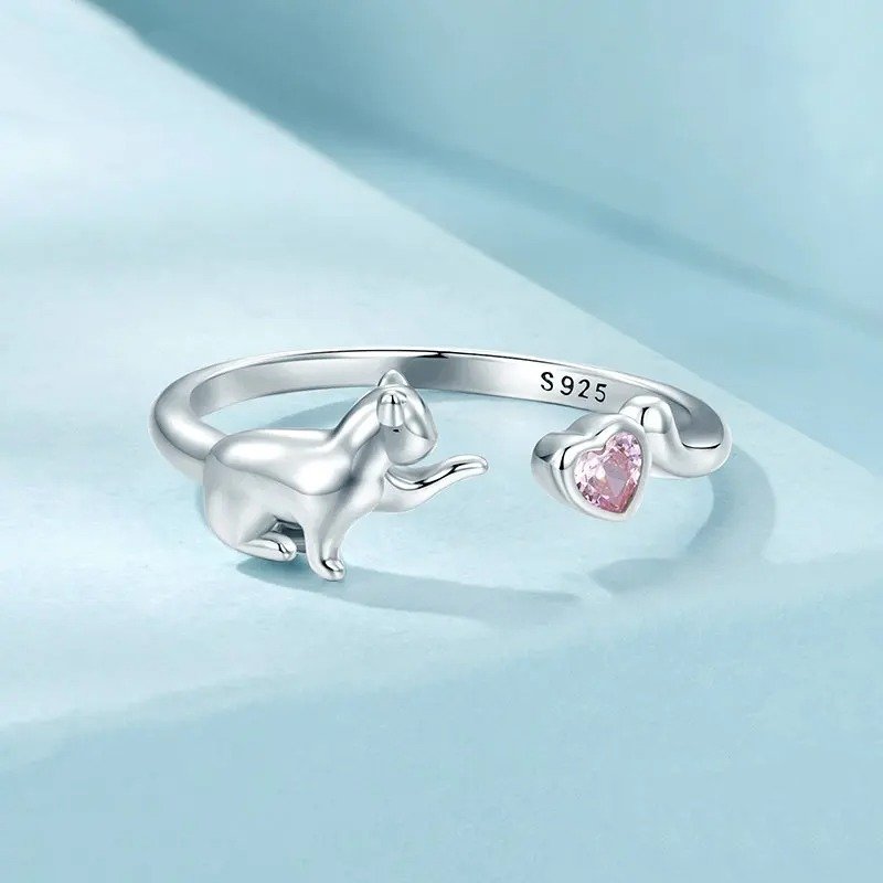 Bague ouverte pour animaux de compagnie Bague de déclaration