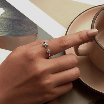 Bague ouverte pour animaux de compagnie Bague de déclaration