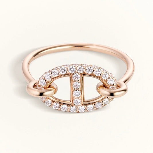 [Marin-Jewelry]RONDE SMALL DIAMOND RING