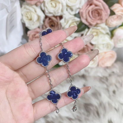 [Marin-Jewelry]CLOVER 5 MOTIF PIETERSITE BRACELET COLLECTION