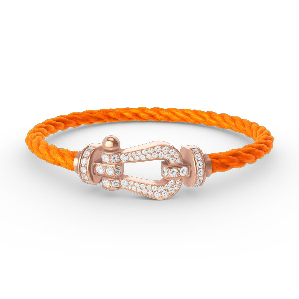 [Marin-Jewelry]FORCE LARGE HORSESHOE FULL DIAMOND BRACELET Marin-Jewelry GOLD