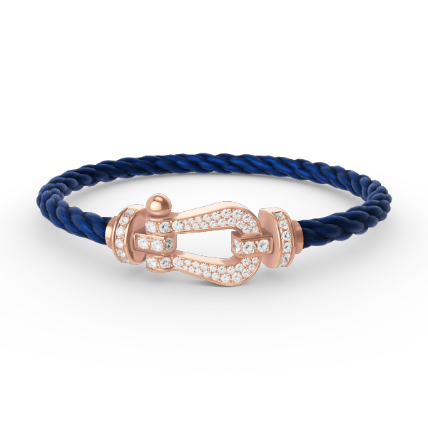[Marin-Jewelry]FORCE LARGE HORSESHOE FULL DIAMOND BRACELET Marin-Jewelry GOLD