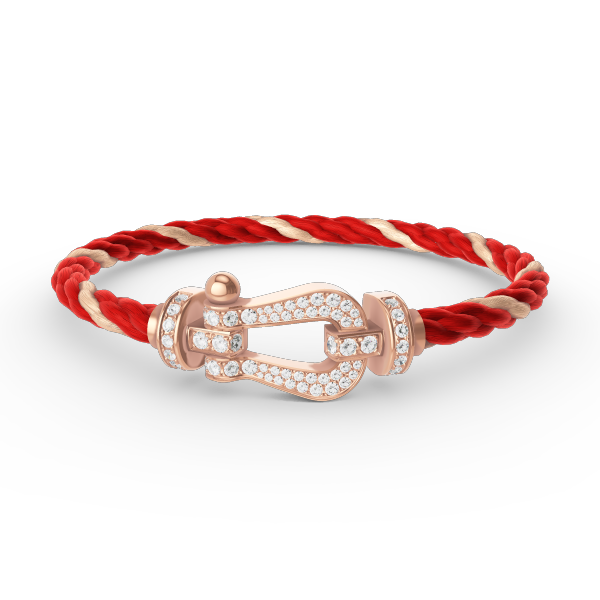[Marin-Jewelry]FORCE LARGE HORSESHOE FULL DIAMOND BRACELET Marin-Jewelry GOLD