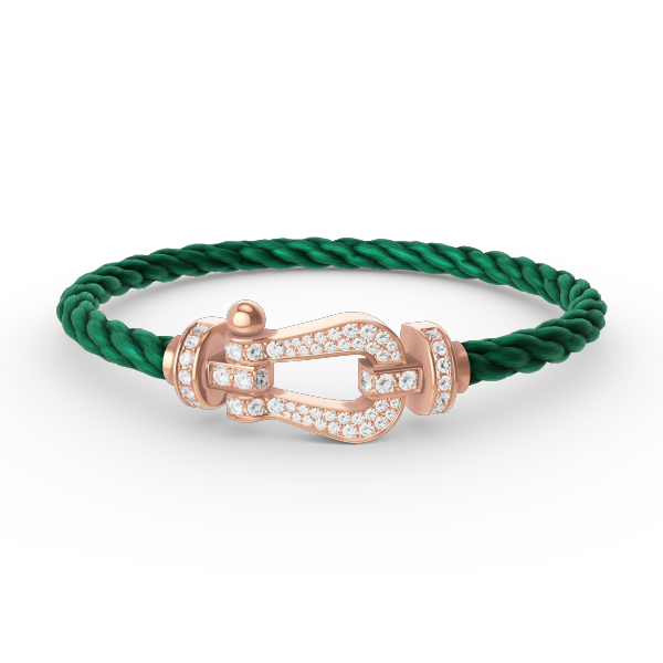 [Marin-Jewelry]FORCE LARGE HORSESHOE FULL DIAMOND BRACELET Marin-Jewelry GOLD