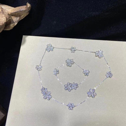 [Marin-Jewelry]FRIVOLE SILVER 5 FLOWERS BRACELET