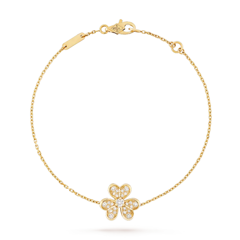 [Marin-Jewelry]FRIVOLE GOLD FLOWER DIAMOND BRACELET