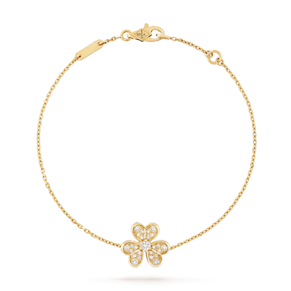 [Marin-Jewelry]FRIVOLE GOLD FLOWER DIAMOND BRACELET
