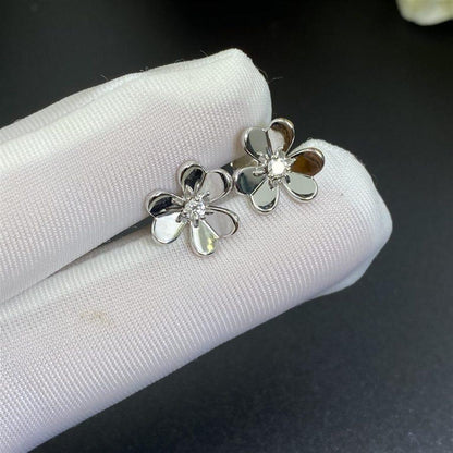 [Marin-Jewelry]FRIVOLE MINI SILVER FLOWER EARRINGS