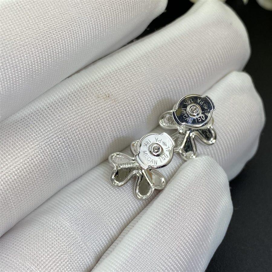 [Marin-Jewelry]FRIVOLE MINI SILVER FLOWER EARRINGS