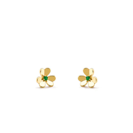 [Marin-Jewelry]FRIVOLE  FLOWER MALACHITE EARRINGS