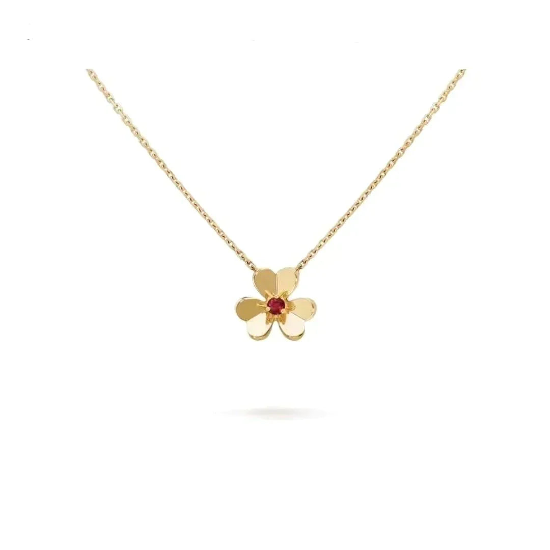 [Marin-Jewelry]FRIVOLE GOLD FLOWER NECKLACE
