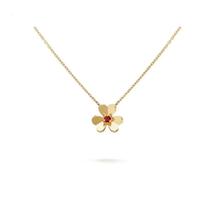 [Marin-Jewelry]FRIVOLE GOLD FLOWER NECKLACE