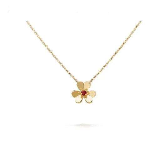 [Marin-Jewelry]FRIVOLE GOLD FLOWER NECKLACE
