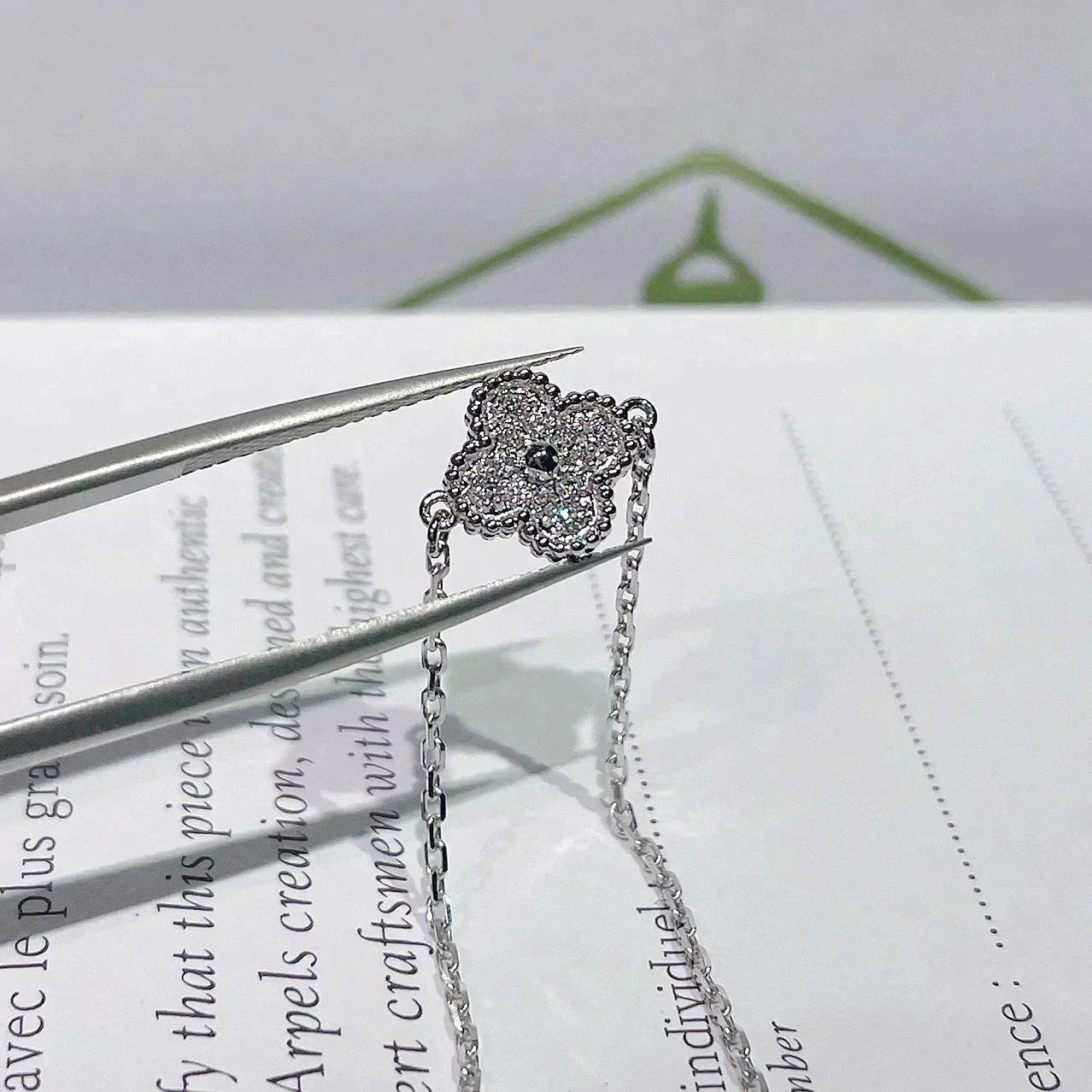 [Marin-Jewelry]CLOVER  SINGLE FLOWER BRACELET SILVER