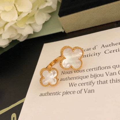 [Marin-Jewelry]CLOVER BETWEEN THE FINGER RING
