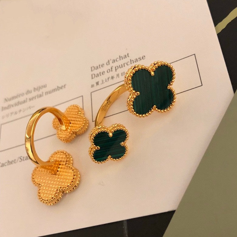 [Marin-Jewelry]CLOVER BETWEEN THE FINGER RING