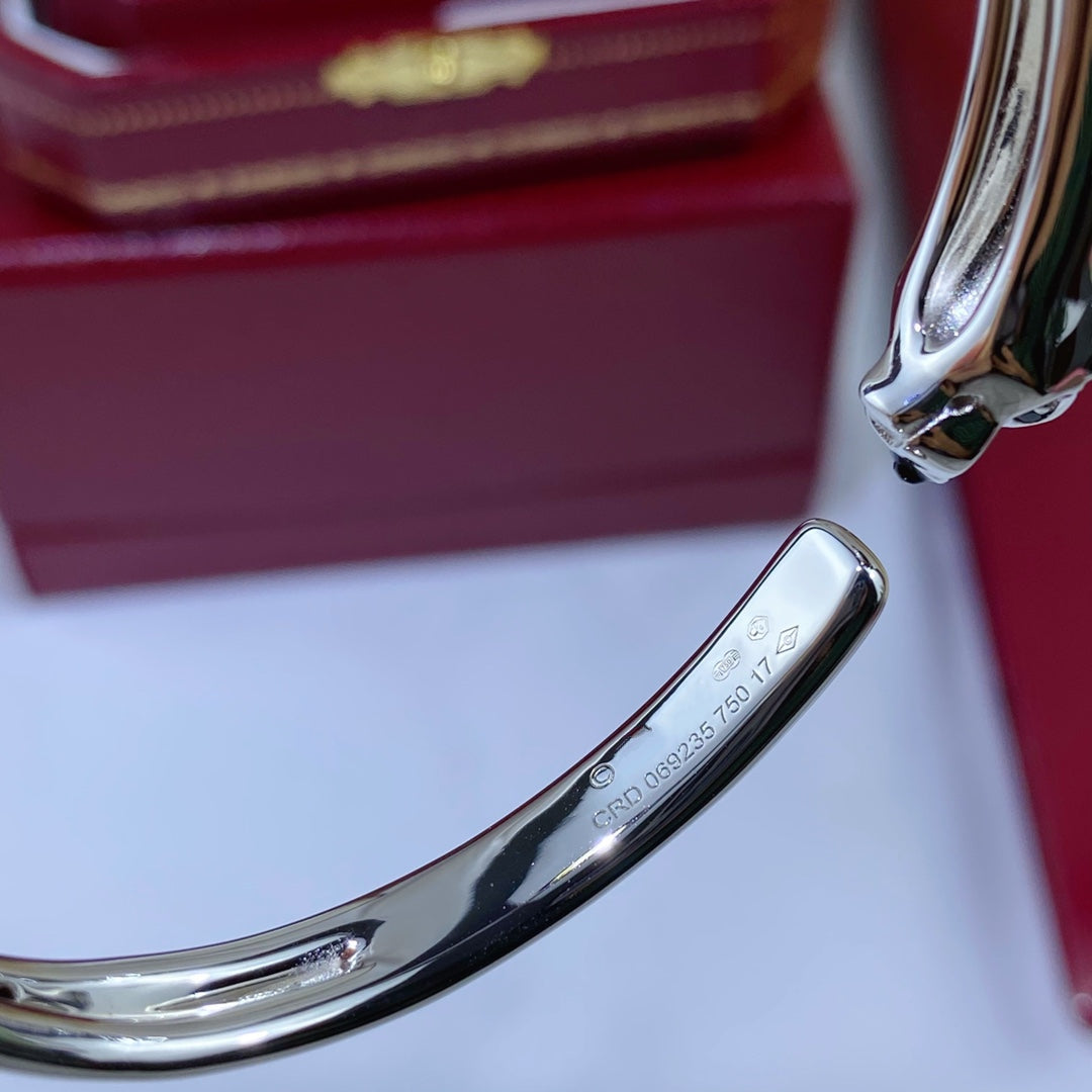 [Marin-Jewelry]PANTHERE SILVER OPEN BRACELET