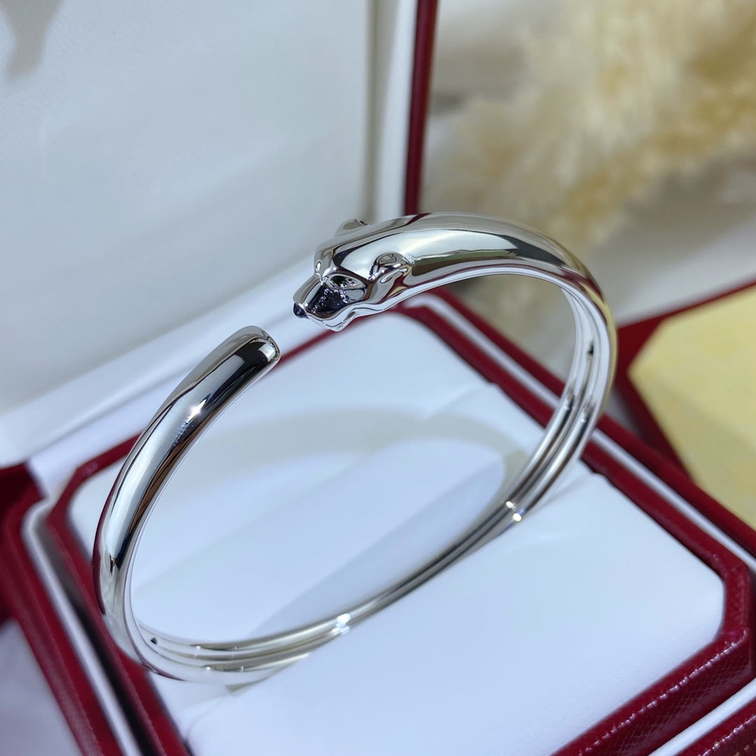 [Marin-Jewelry]PANTHERE SILVER OPEN BRACELET