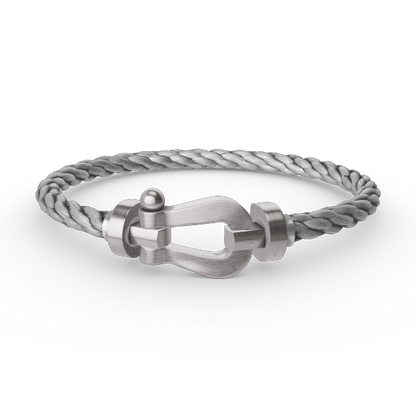 [Marin-Jewelry]FORCE LARGE HORSESHOE NO DIAMOND BRACELET SILVER
