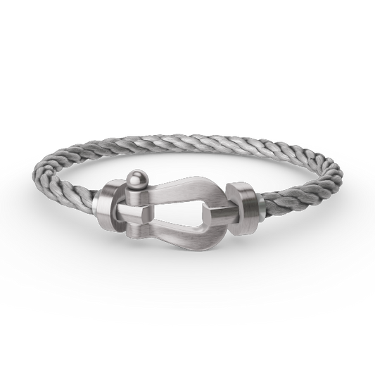 [Marin-Jewelry]FORCE LARGE HORSESHOE NO DIAMOND BRACELET SILVER