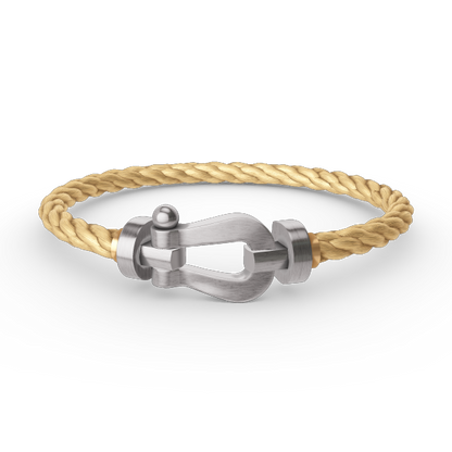 [Marin-Jewelry]FORCE LARGE HORSESHOE NO DIAMOND BRACELET SILVER