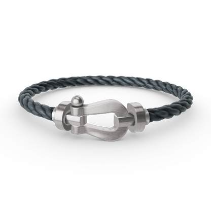 [Marin-Jewelry]FORCE LARGE HORSESHOE NO DIAMOND BRACELET SILVER