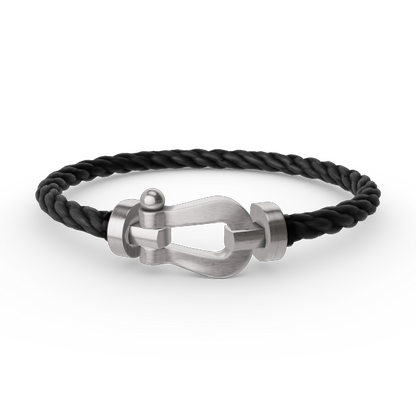 [Marin-Jewelry]FORCE LARGE HORSESHOE NO DIAMOND BRACELET SILVER