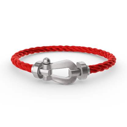 [Marin-Jewelry]FORCE LARGE HORSESHOE NO DIAMOND BRACELET SILVER