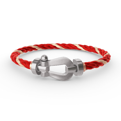 [Marin-Jewelry]FORCE LARGE HORSESHOE NO DIAMOND BRACELET SILVER