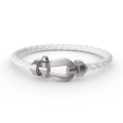 [Marin-Jewelry]FORCE LARGE HORSESHOE NO DIAMOND BRACELET SILVER