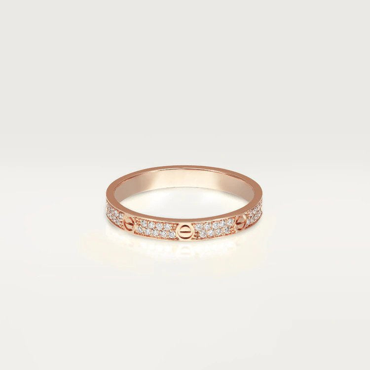 [Marin-Jewelry]LOVE RING 2.65MM DIAMOND
