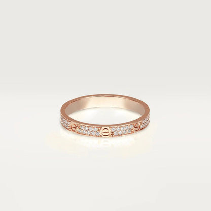 [Marin-Jewelry]LOVE RING 2.65MM DIAMOND