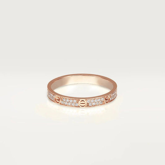 [Marin-Jewelry]LOVE RING 2.65MM DIAMOND