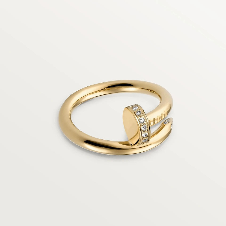 [Marin-Jewelry]JUSTE RING 2.65MM GOLD DIAMOND