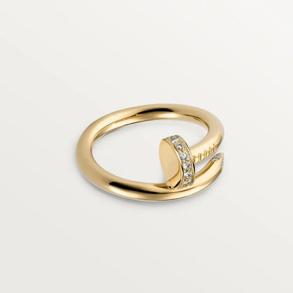 [Marin-Jewelry]JUSTE RING 2.65MM GOLD DIAMOND