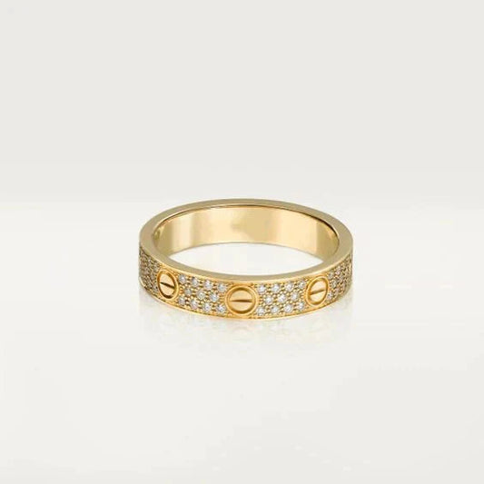 [Marin-Jewelry]LOVE RING 3.6MM DIAMOND PAVED