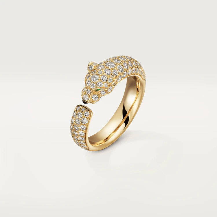 [Marin-Jewelry]PANTHERE PINK GOLD DIAMOND RING