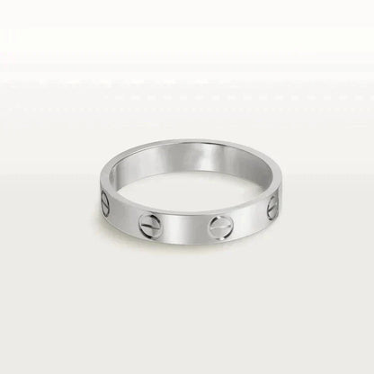 [Marin-Jewelry]LOVE RING 4MM 1 DIAMOND SILVER